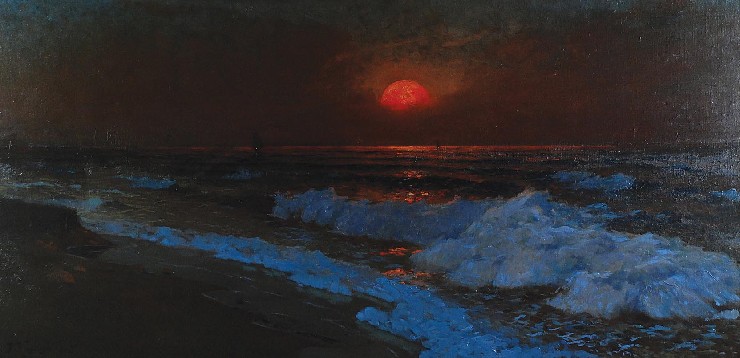 Wieczór nad morzem, 1905 Wieczór nad morzem, 1905